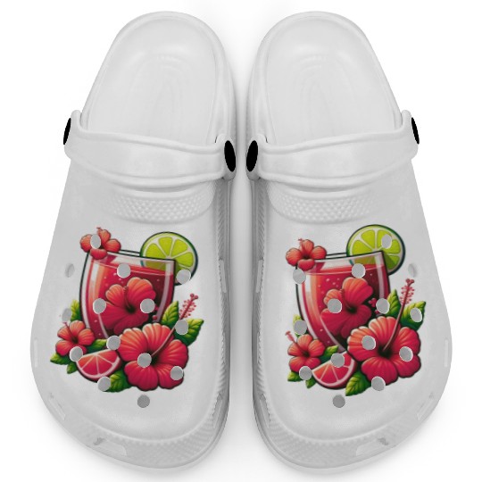 Red hibiscus tea Clogs