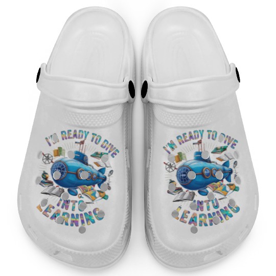 Ready To Dive Into Learning Back School Submarine Clogs