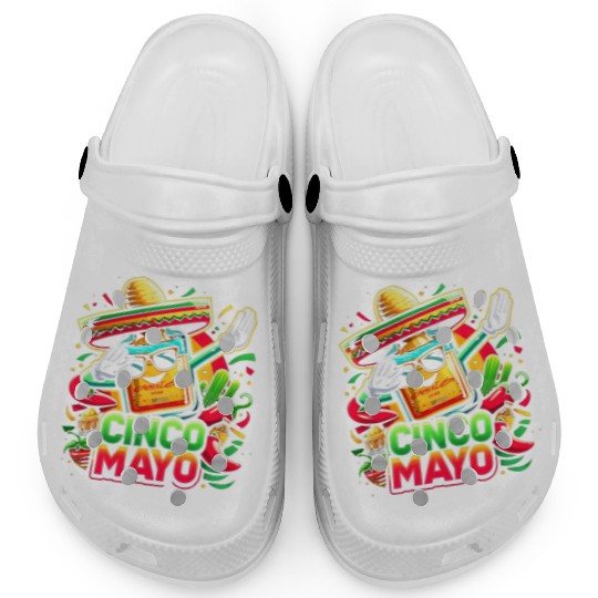 Cinco de Mayo Tequila Bottle Clogs