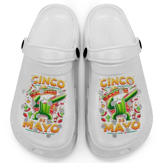 Cinco de Mayo Dancing Cactus Clogs