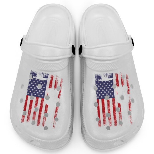 American Flag US, air traffic controller Clogs