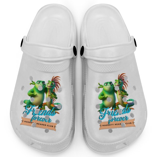lizard friends Clogs