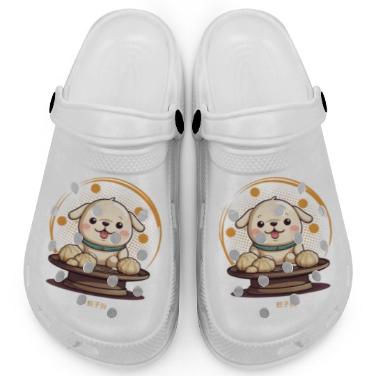 Dog serving dumpling Clogs