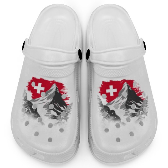 Vacation Skiing, Hiking, Mountain Switzerland Clogs