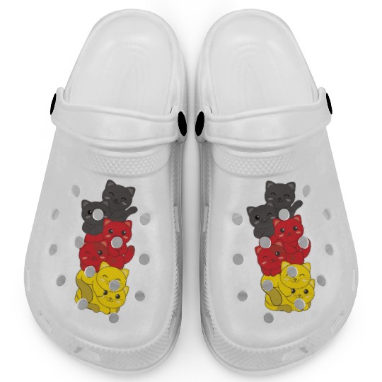 German Flag Cat German Germany Cats Clogs