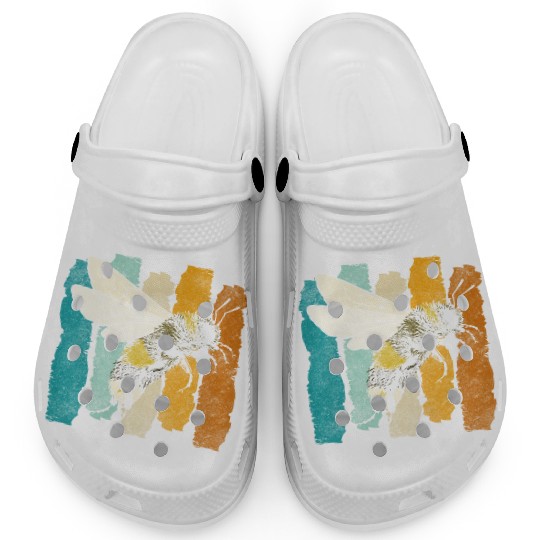 Honey Bee Nature Flowers Bees Clogs