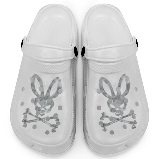 Funny Easter Bunny Crossbones Clogs