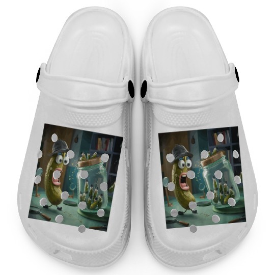 Funny Pickle Surprise Cucumber Pickles Clogs