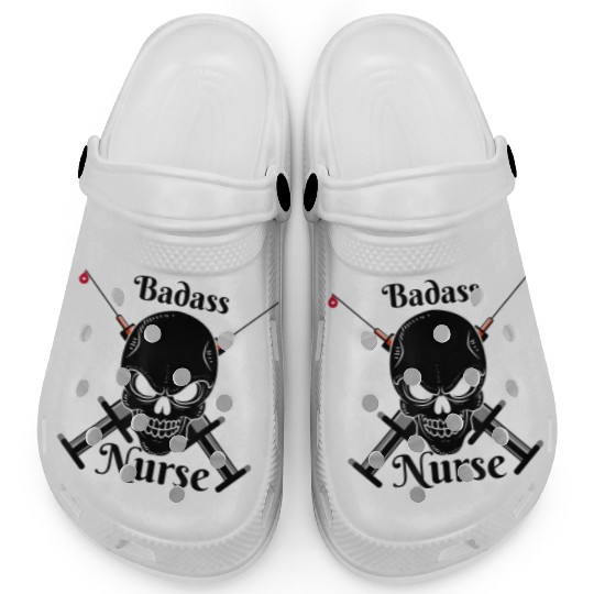 Badass Nurse Nursing student Clogs