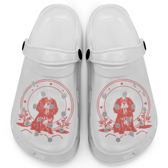 Cavalier King Charles Spaniel Celestial Tarot Card Clogs