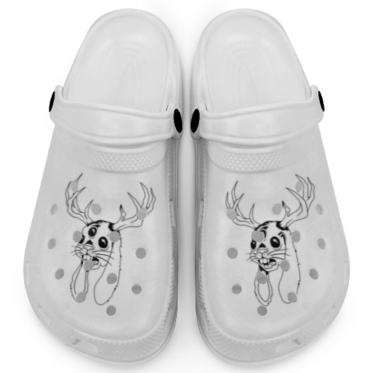 Believe Jackalope Jackrabbit Lovers Clogs