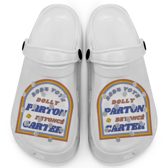 Vote Dolly Parton & Beyonce Carter 2024 Election Clogs