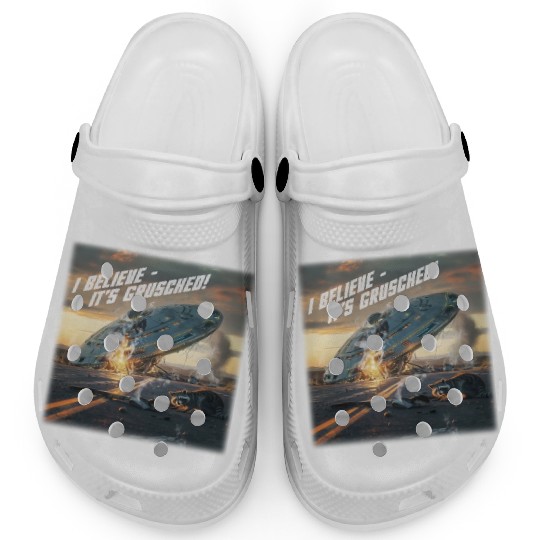 UFO crash. I believe it's grusched! Clogs