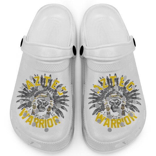 Aztec Warrior Indigenous Mexican Aztec Jaguar Clogs