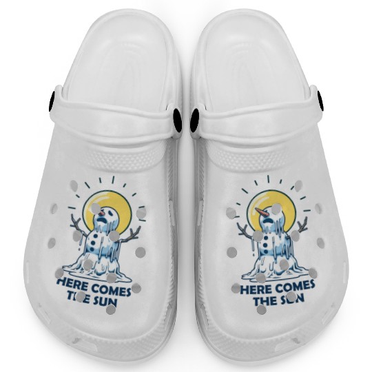 Here Comes The Sun Snowman Clogs
