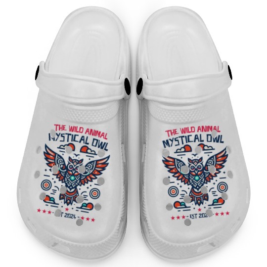 supernatural mystical owl Clogs