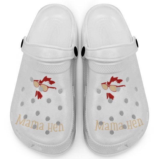 Mama Hen Chicken Mom Farmer Farm Animal Clogs