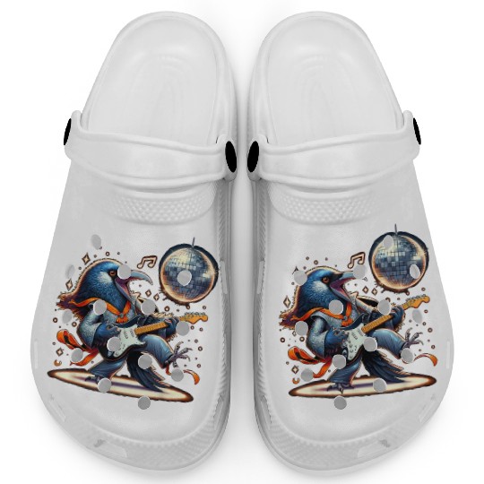Disco Ball Guitar Raven Clogs