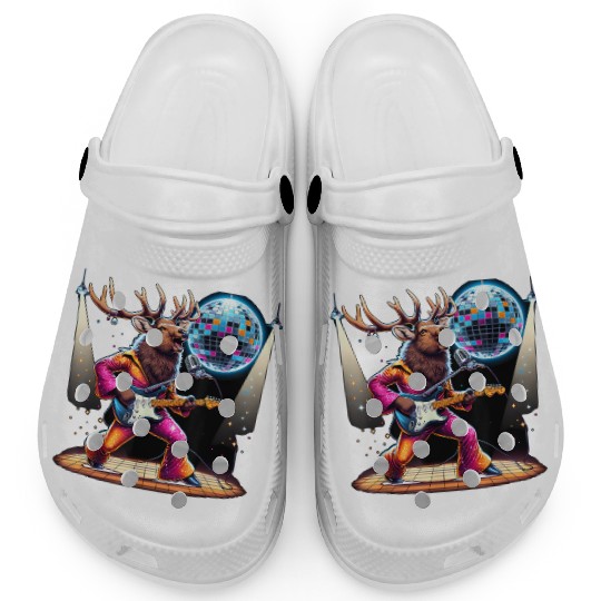 Disco Ball Guitar Elk Clogs