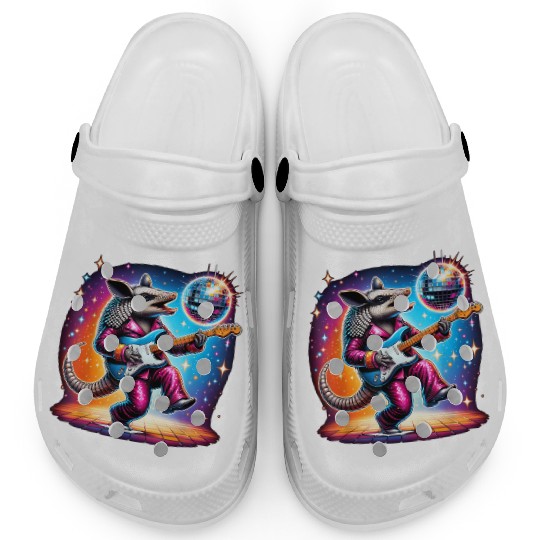 Disco Ball Guitar Armadillo Clogs