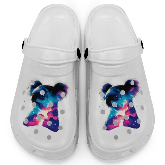 Cool Galaxy Graphic Space Art Clogs