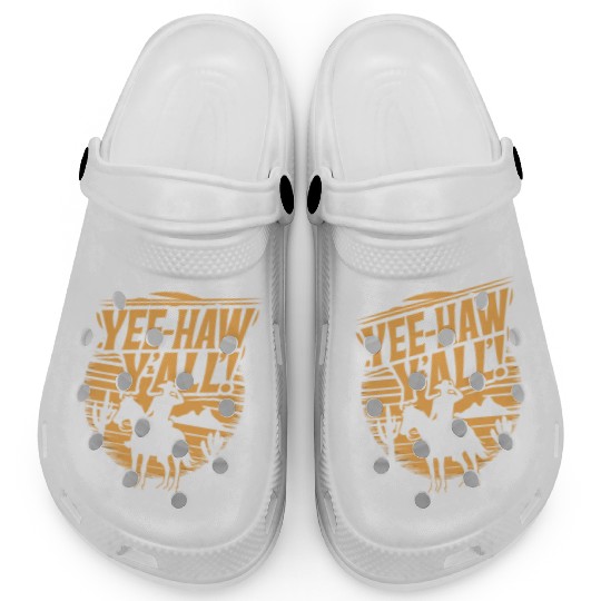 Cowboy Lifestyle Western Theme with Horses and Clogs