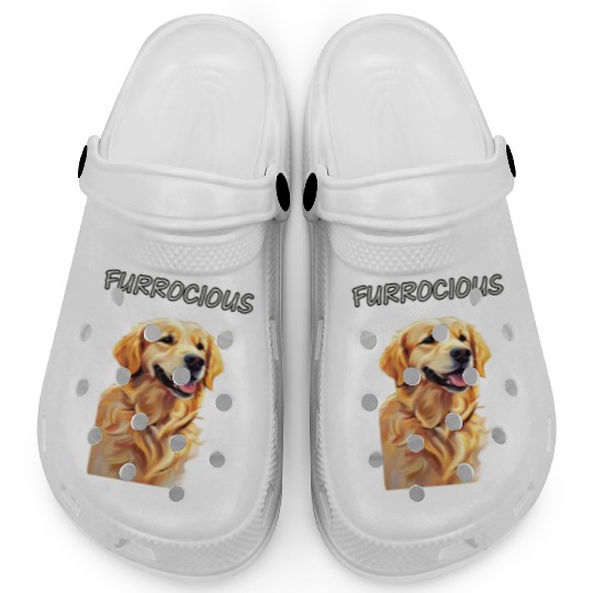 Furrocious Golden Retriever Clogs