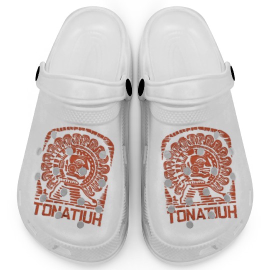 Aztec God Ancient Mythology Tonatiuh Sun and Clogs