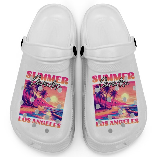Summer Paradise Los Angeles Venice Beach Clogs
