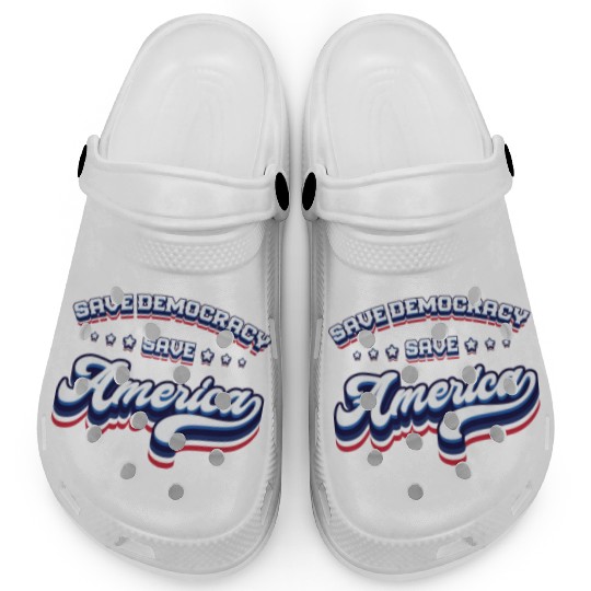 Save Democracy - 2024 Elections Clogs