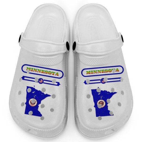 MINNESOTA MAP, MINNESOTA, USA. SAMER BRASIL Clogs