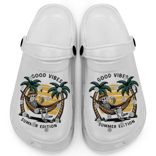 Skeleton in the Hammock Beach Vacation Clogs