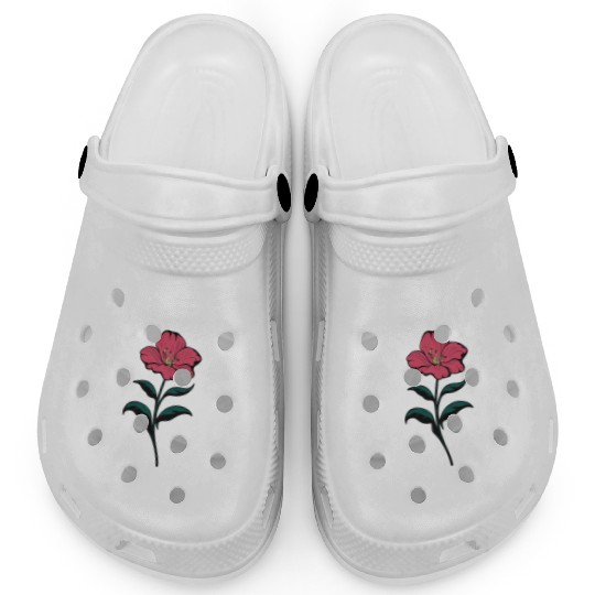 Voodoo Hibiscus Flower Clogs