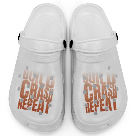 Drone Saying Build Crash Repeat Funny Pilot Clogs