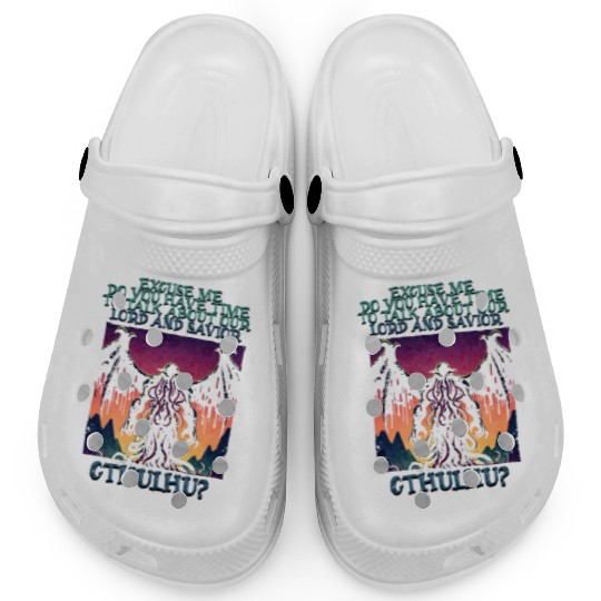 Lord & Savior Cthulhu Cult Lovecraft Necronomicon Clogs