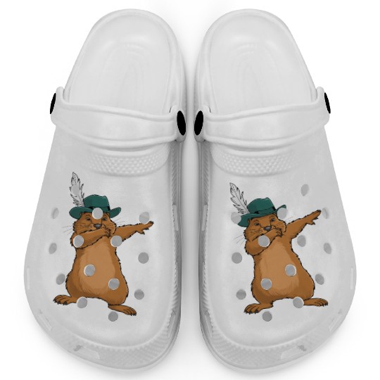Groundhog Marmot for a Marmot lover groundhog fan Clogs
