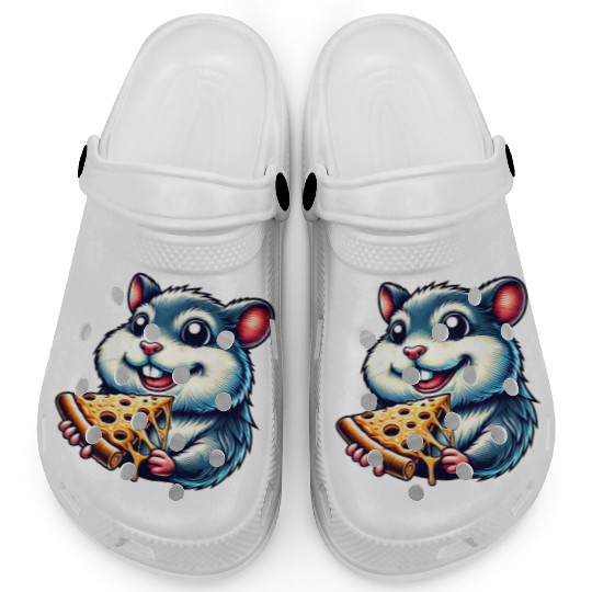 Hamster guinea pig pizza fast food lover Clogs