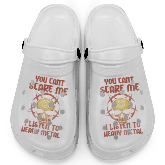 Rock and Roll Band Skull Heavy Clogs