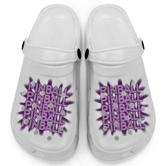Pinball Purple Neon Clogs