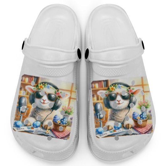 Easter Lamb Cozy Sunglasses Treats Clogs
