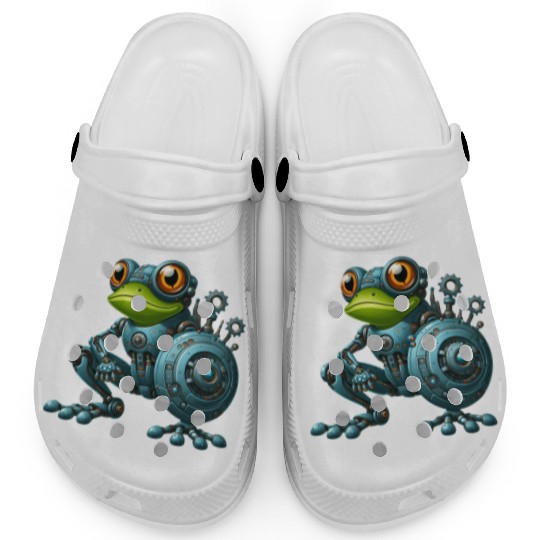 Cyborg Frog Toad Newt Robot Mech Design Clogs