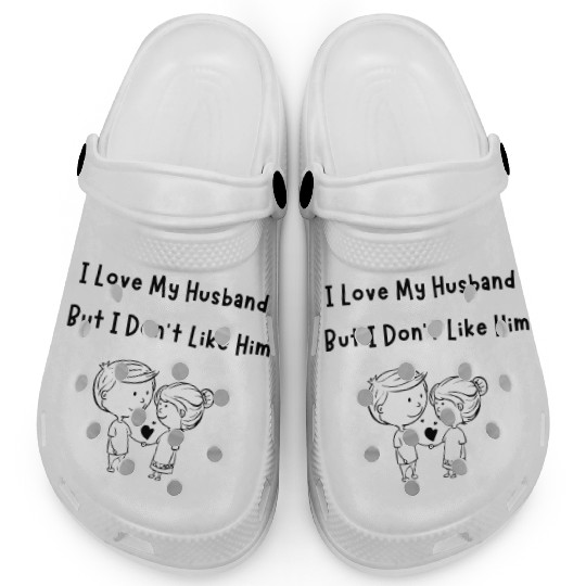 I Love My Husband Clogs