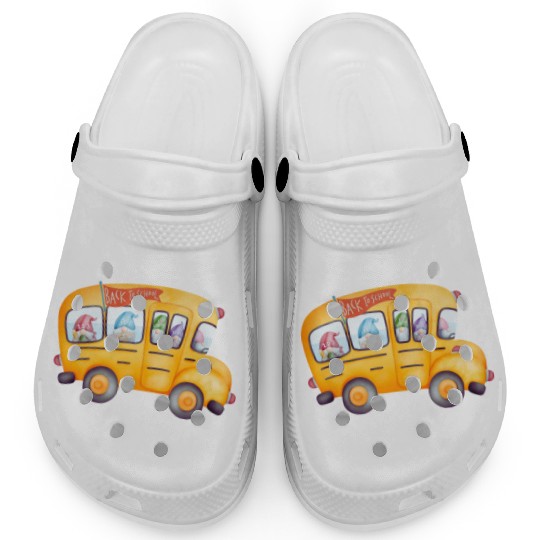 Back to School Collection: School Bus Clogs