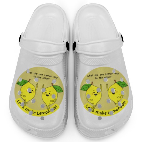let us make lemonade Clogs