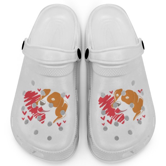 Beagle Dad Papa Dog I Love My Beagle Clogs