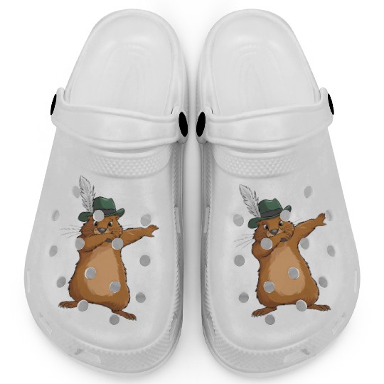 Groundhog Marmot for a Marmot lover groundhog fan Clogs