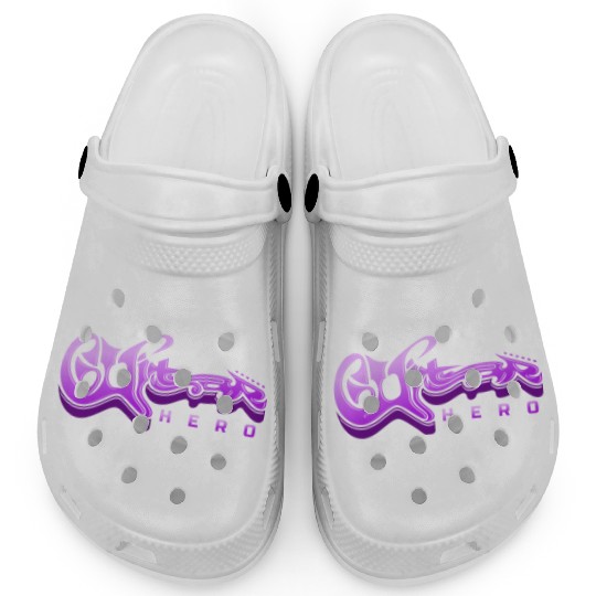 Guitar Hero - Typography Design Clogs