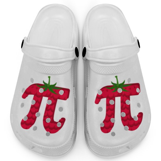 Raspberry Funny Pi Day Pie Math Lover Student Clogs