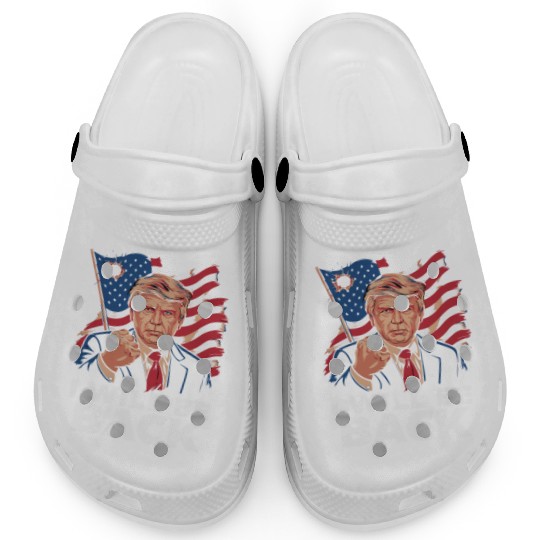 i will be back trump Clogs