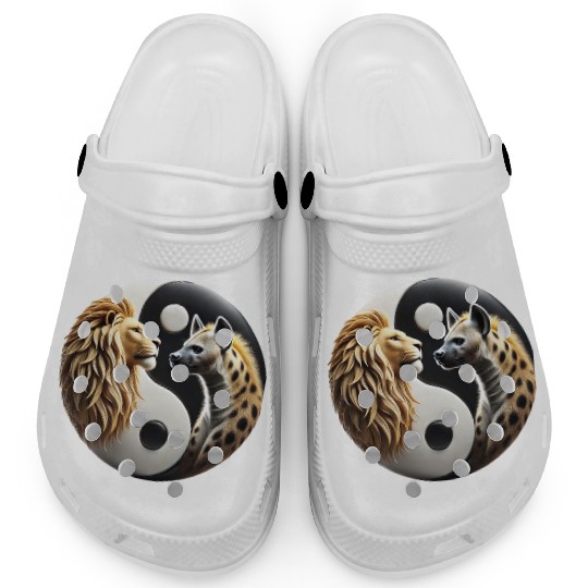 Lion & Hyena - Yin-Yang Clogs